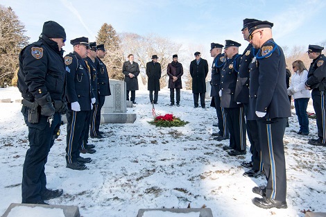 David Paul's Gravesite ceremony